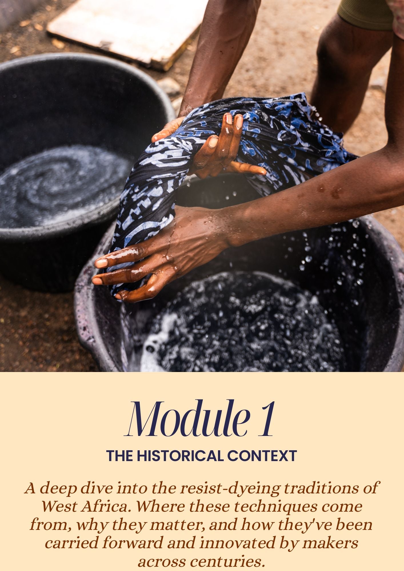African Batik Online Workshop: A Historic and Practical Exploration