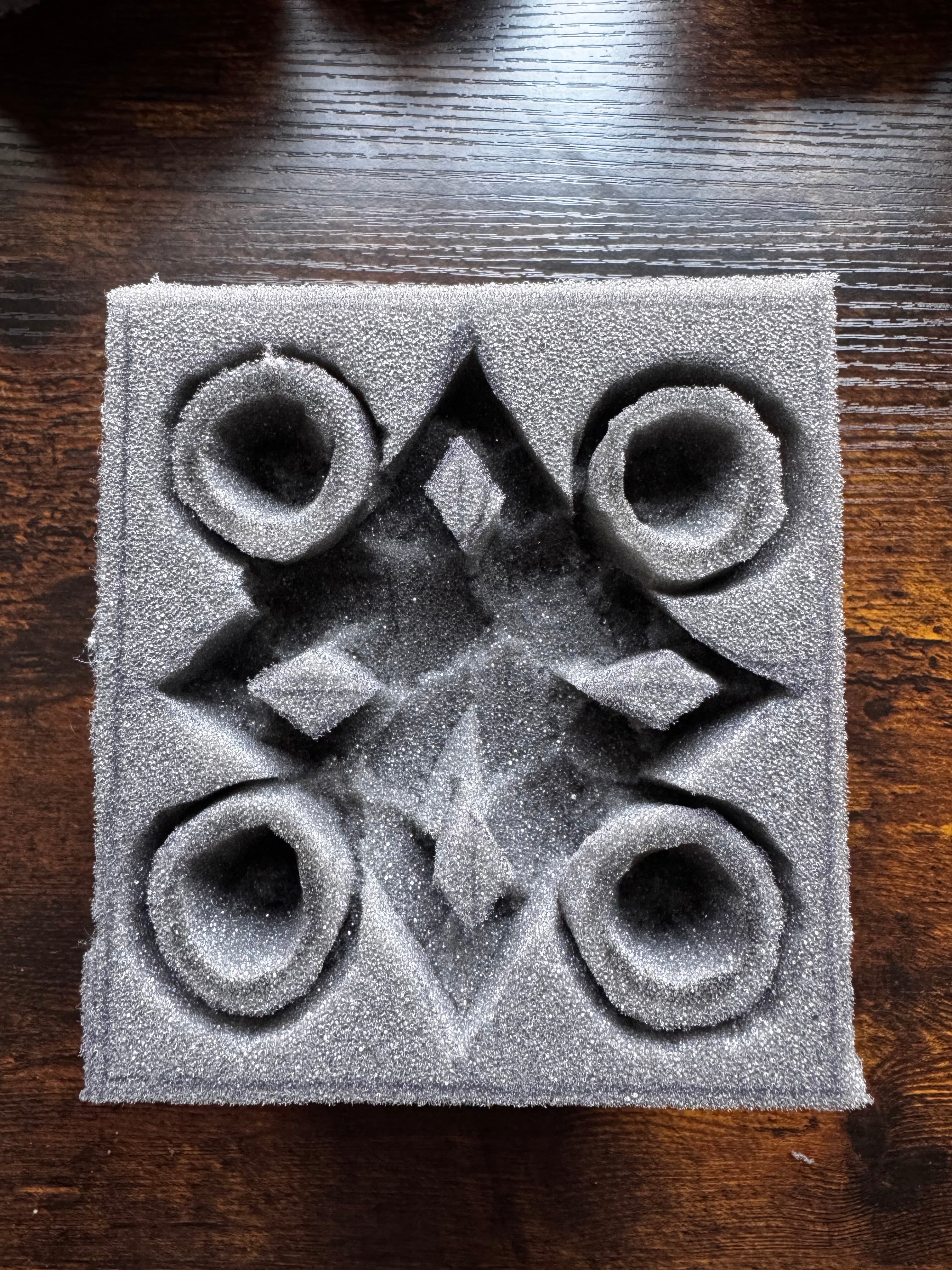 Male and Female: Adinkra Symbols Stamps