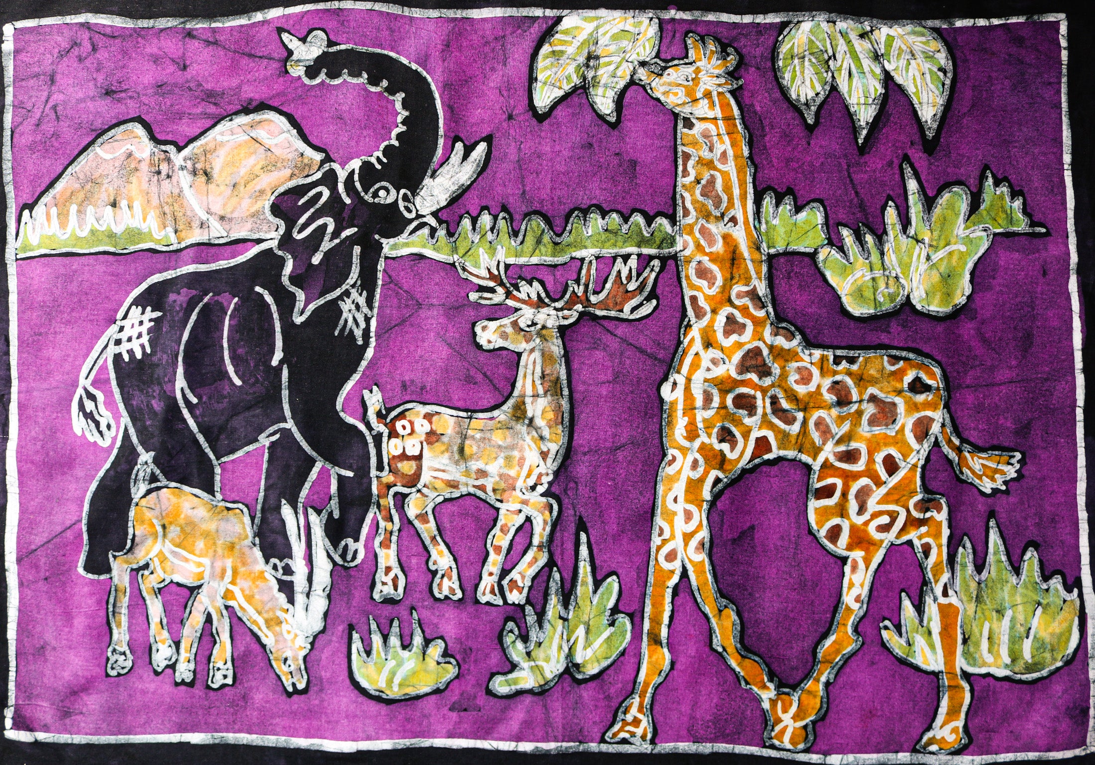 Animal Kingdom African Wall Hanging