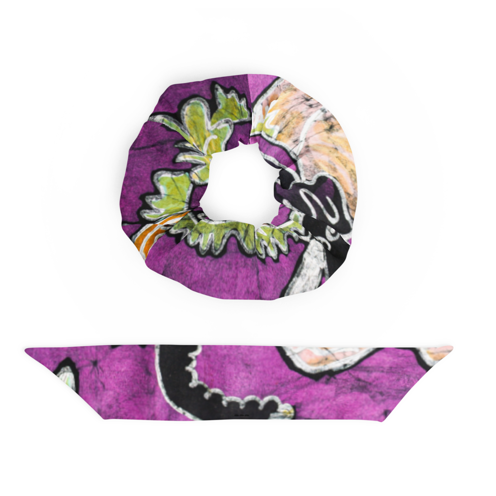 Animal Batik Scrunchie